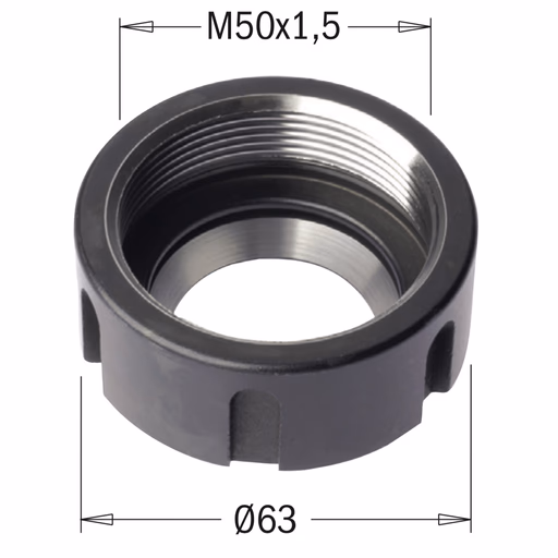 Klemmoer voor spantang "ER40", rechts D=63mm