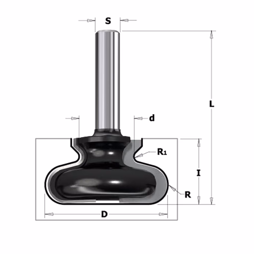 Handgreepfrees (contractor), HW D=38,1mm L=55,4mm I=20,7mm R=6mm