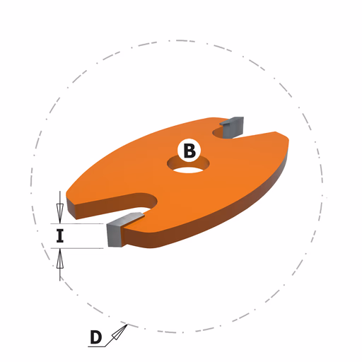 Schijffrees, HW D=75mm B=12mm I=6,35mm