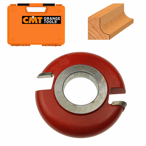 Bolle HW-afrondfrees met gesoldeerde snijplaten D=180mm Hd=55mm R=35mm Z2
