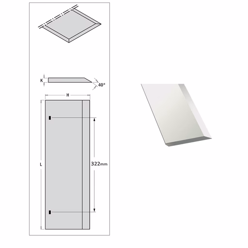 Schaafmes 18% 410x30x3 · 792.410.30.ROJEK
