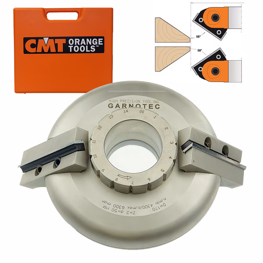 Traploos verstelbare schaafkop D=170mm B=50mm Hd=50mm · 02104.176.60.50