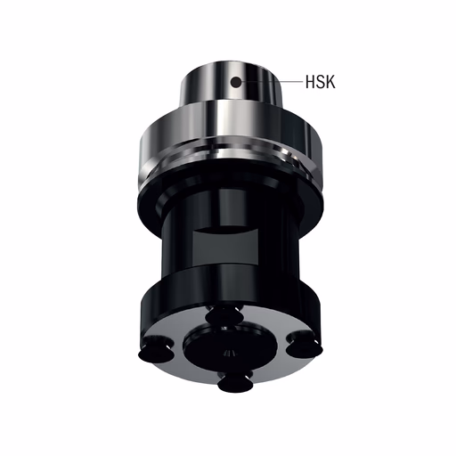 Precisie-zaaghouder met HSK-F63 kolf D=59mm L=78mm