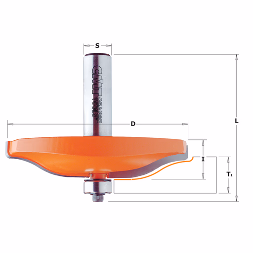 Horizontale bossingfrees, HW D=82,5mm L=63,8mm I=15mm · 890.501.11