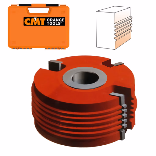 Korte driehoekverlijmfrees in HW D=140mm B=30mm Hd=5mm Z3 · TE503.05.30.Z3