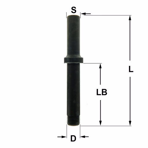 Spindel zonder kogellager S=1/2" L=97mm LB=54mm