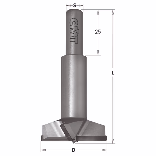 Cilinderkopboor met cilindrische schacht D=26mm · 369.260.61