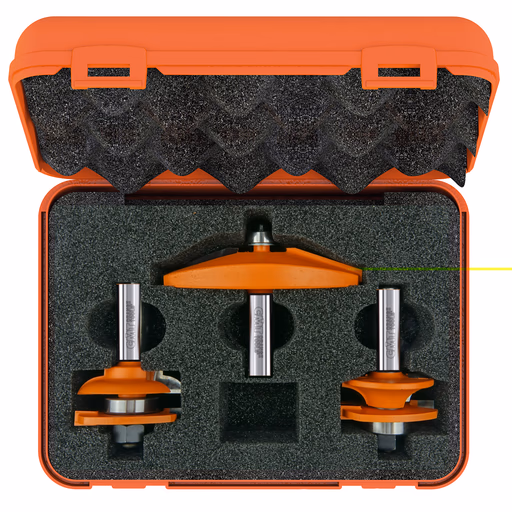 3-delige keukendeurfrezenset, profiel B2, HW S=12mm Z2