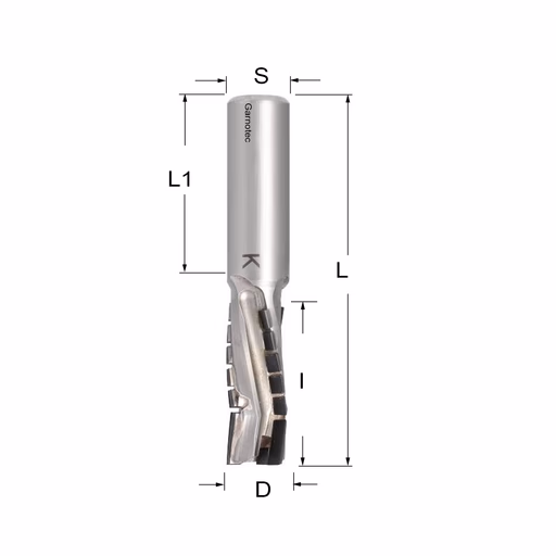 Diamantfrees negatieve PCD Z3+1 Turbo D=16mm L=93mm I=40mm (21+1 PCD)