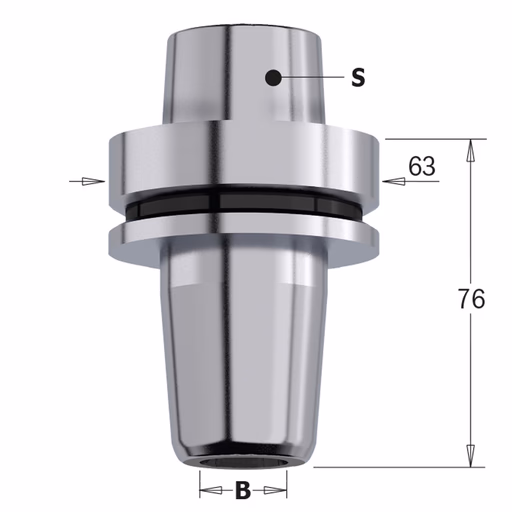 Krimphouder HSK B=20mm