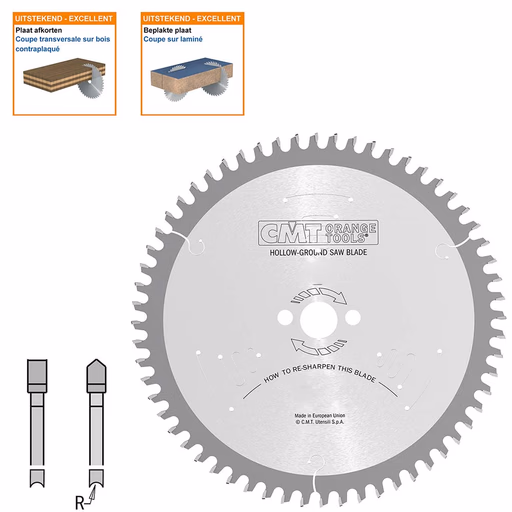 Hol/Dak platenzaag voor tweezijde afwerking D=250mm B=30mm K=3,2mm Z48 · 287.049.10M