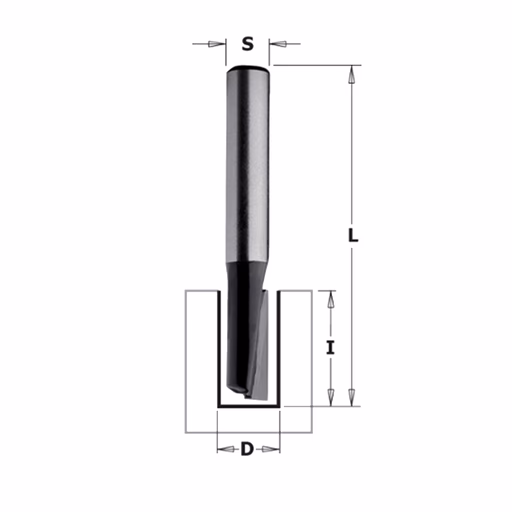 Rechte bovenfrees (contractor) , HW D=3mm L=51mm I=8mm Z1