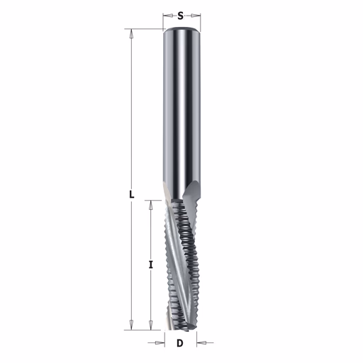 Positieve schrobfrees, HWM D=16mm S=16mm L=110mm I=55mm · 195.160.12