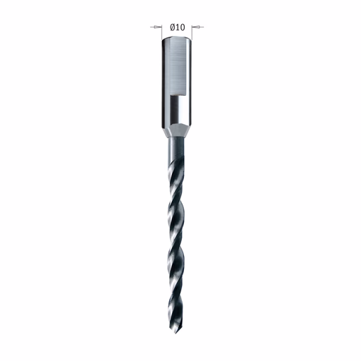 HSS boren voor ANUBA® - paumellescharnieren D=5mm L=75mm LB=40mm d=3,8mm
