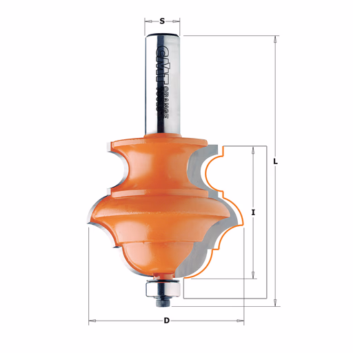 Multiprofielfrees, HW D=55,6mm L=96,4mm I=47mm