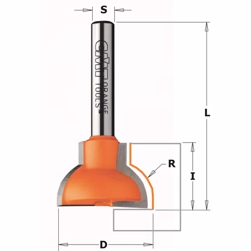 Kruishoutverbindingsfrees prof. A, HW L=50,8mm