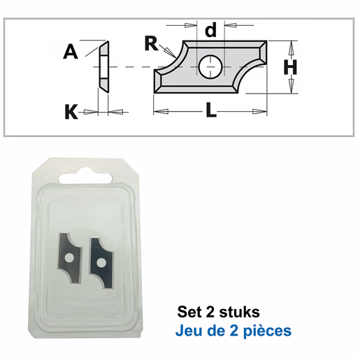 Radiusmessen (per 2 st.)