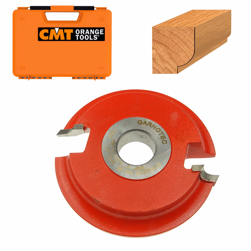 Holle HW-afrondfrees met gesoldeerde snijplaten D=160mm Hd=55mm R=30mm Z2
