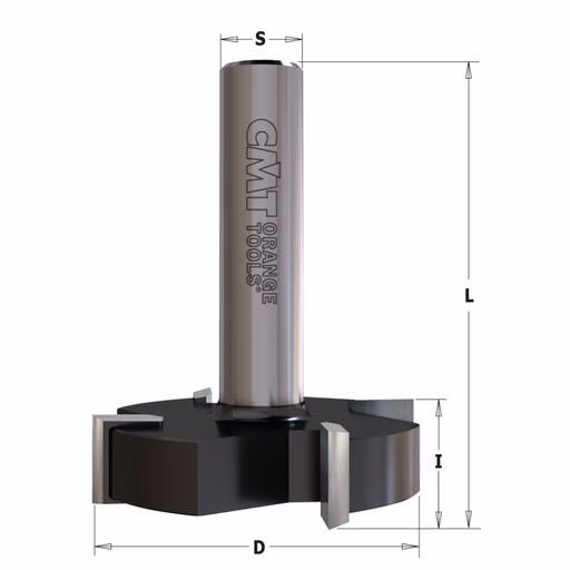 Vlakfrees met vaste HW plaketten D=50,8mm L=63,5mm I=12,7mm