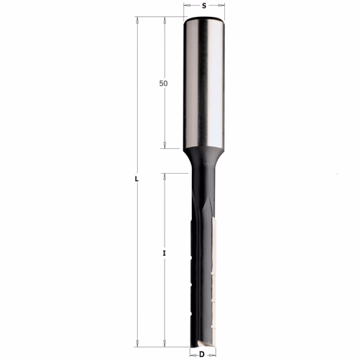 Langgatboor, links D=11mm S=16mm L=130mm I=75mm