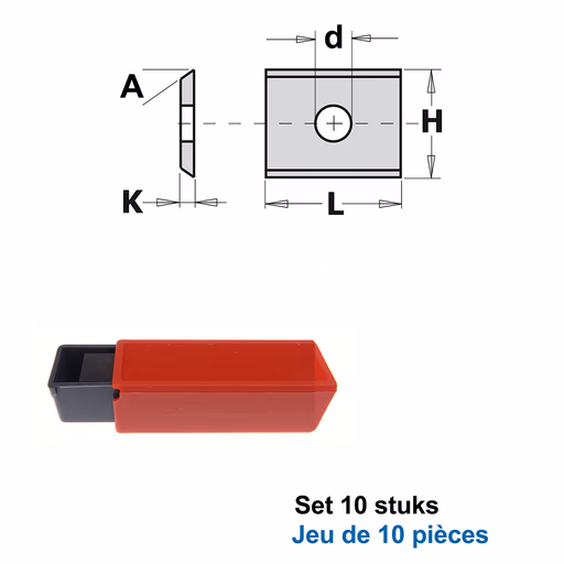 HWM wisselmessen 18mm (per 10 st.) · 790.180.00