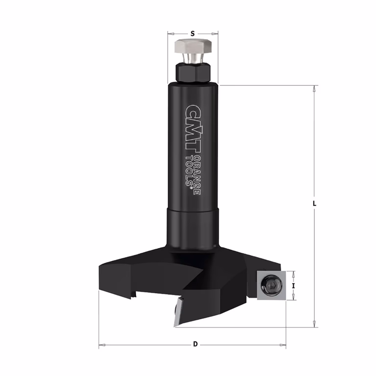 Vlakfrees met WPL messen D=80mm S=20mm L=90mm L1=60mm