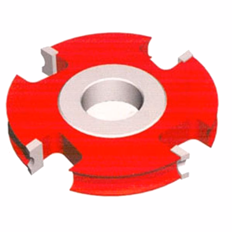 Profielfreeskop met gebraseerde plaketten in HW D=130mm B=50mm A=0-45°