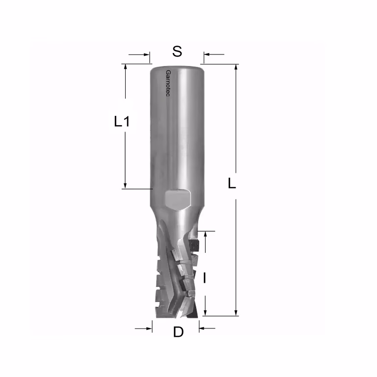 Diamantfrees negatieve PCD Z3+1 Turbo D=16mm L=86mm I=25mm (13+1 PCD) · 143.464.61