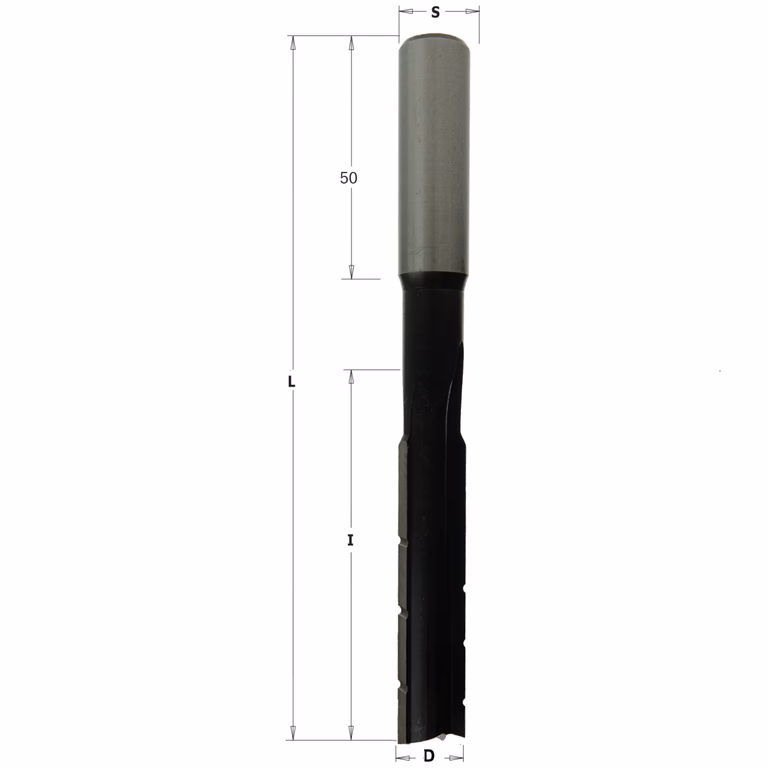 Langgatboor, rechts D=16mm S=16mm L=155mm I=100mm