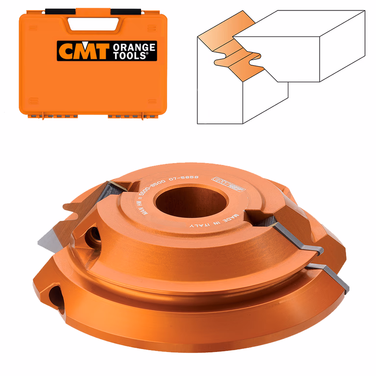 90° verstekfrees met WPL-messen D=140mm B=35mm