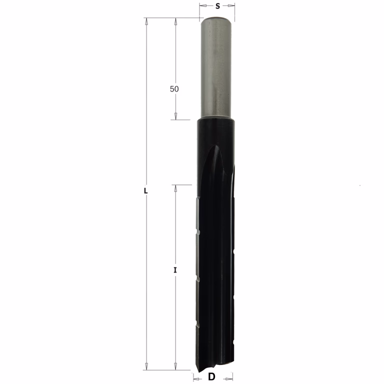 Langgatboor, rechts D=20mm S=16mm L=175mm I=120mm