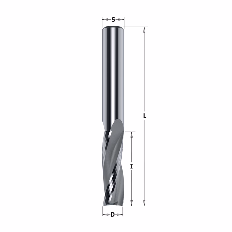Positieve spiraalfrees, HWM D=10mm S=10mm L=90mm I=42mm · 193.101.11
