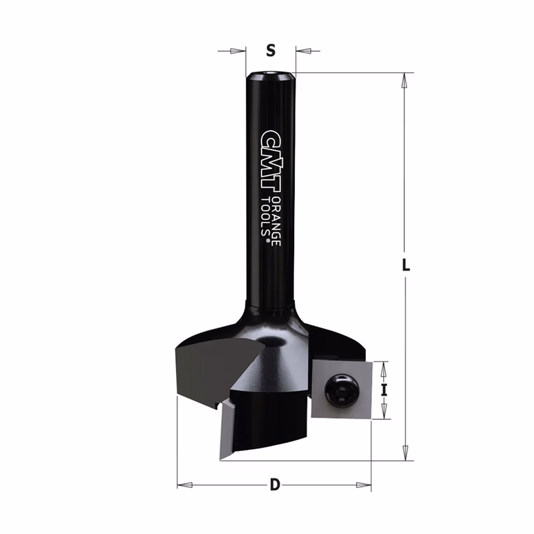 Vlakfrees met WPL messen D=35mm S=8mm L=60mm L1=38mm