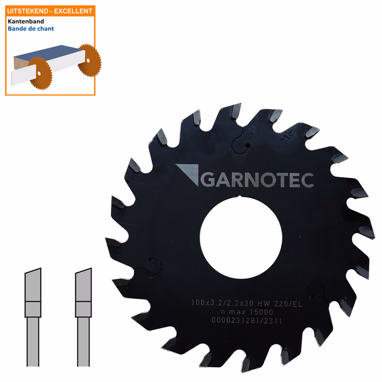 Zaagblad voor kantenverlijmmachine · 283.100.20LG