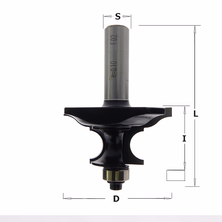 Tafelkant- en handvatfrees, HW D=50,8mm L=72mm I=25,4mm