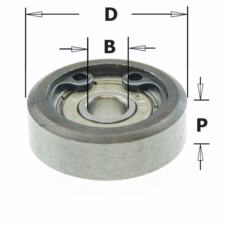 Standaard kogellager D=21mm B=5mm P=7mm