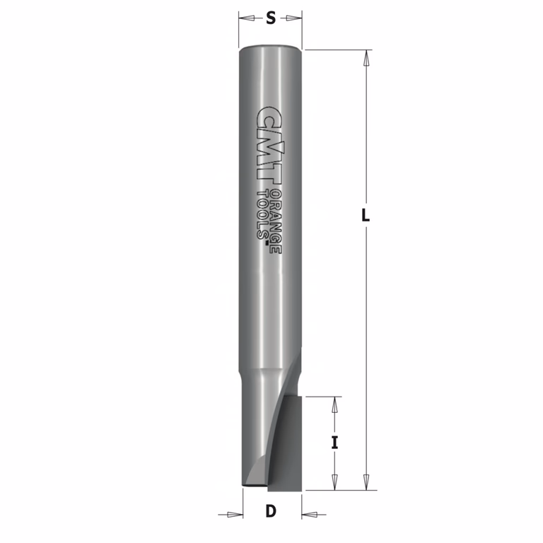 Diamant frees met één negative snij-plakket D=6mm S=6mm