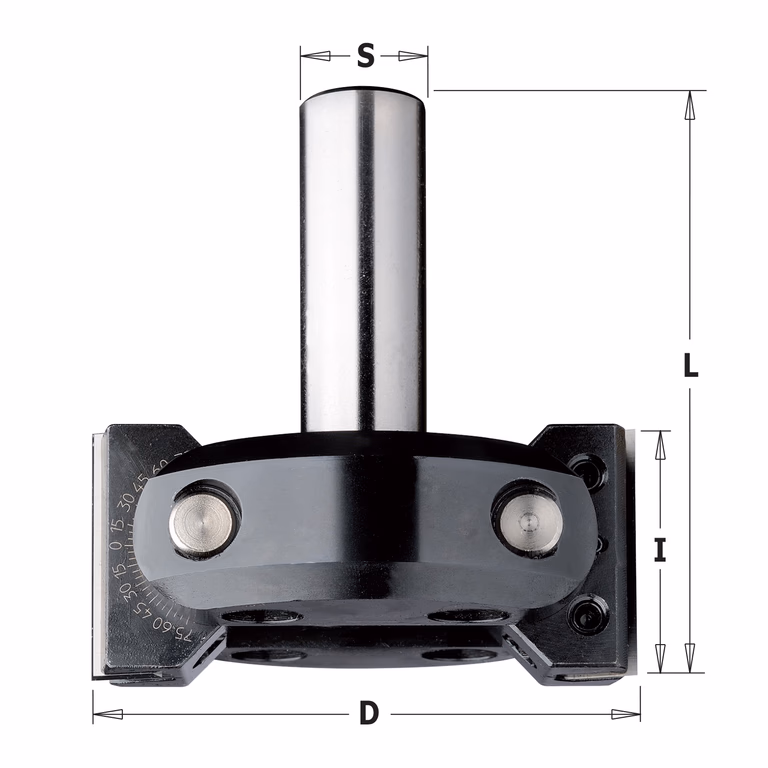CNC verstelbare afschuinfrees D=85mm S=20mm