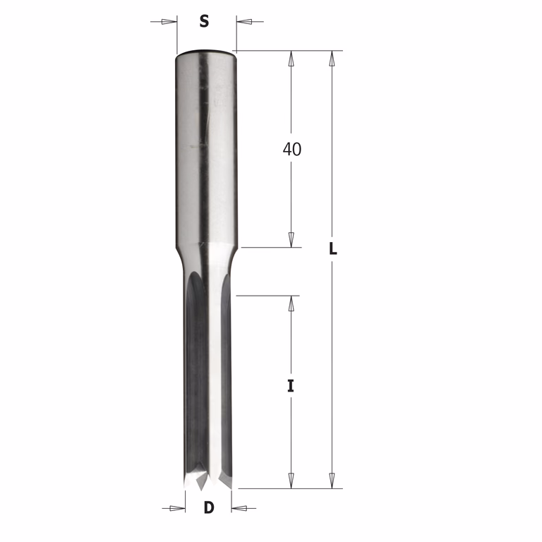 Visbekboor, links en rechts D=10mm S=10mm L=73mm I=28mm