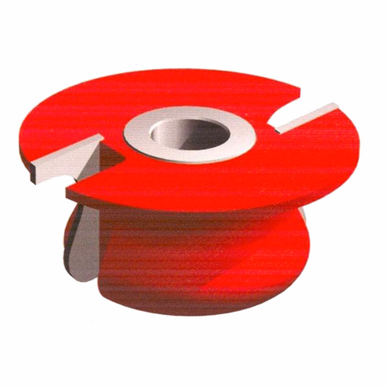 Handgreep profielfrees met gebraseerde plaketten in HW D=160mm B=30mm Hd=55mm · TE110.03.30