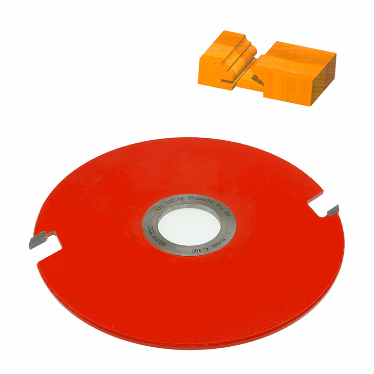 Conterprofielfreesset TE122 D=251mm B=50mm Hd=90,5mm