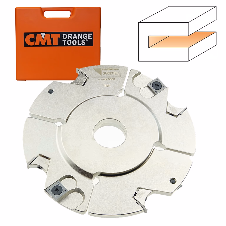 Verstelbare groeffrees D=250mm B=30mm Hd=57mm Z3+3 · 02105.250.08.30