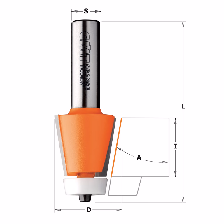 Schuine frees met Delrin kogellager, HW · 880.551.11