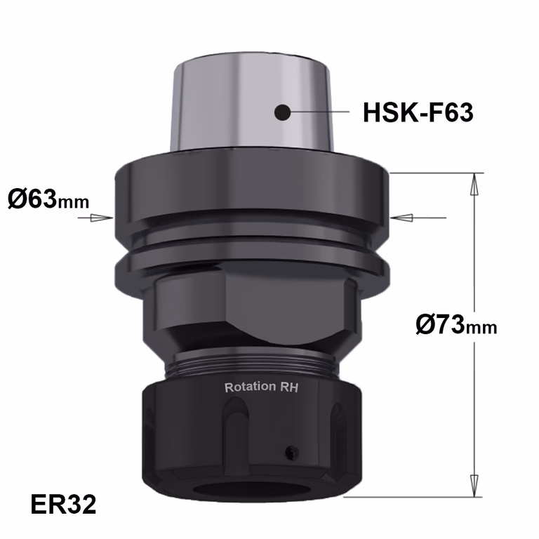 HSK precisie-spantanghouder ER32 · 183.300.91