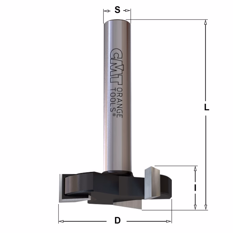 Vlakfrees met vaste HW plaketten D=25,4mm L=41mm I=6,35mm