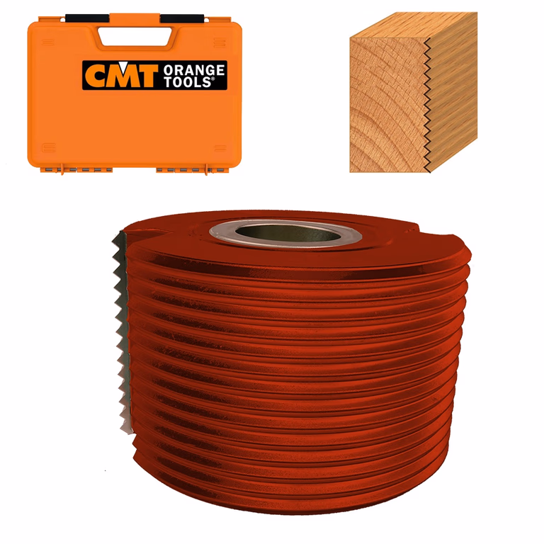 Korte driehoekverlijmfrees in HW D=120mm B=30mm Hd=3mm Z2 · TE503.07.30.Z2