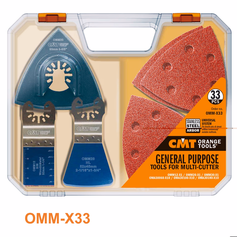 33-delige accessoireset voor oscillerende multitools