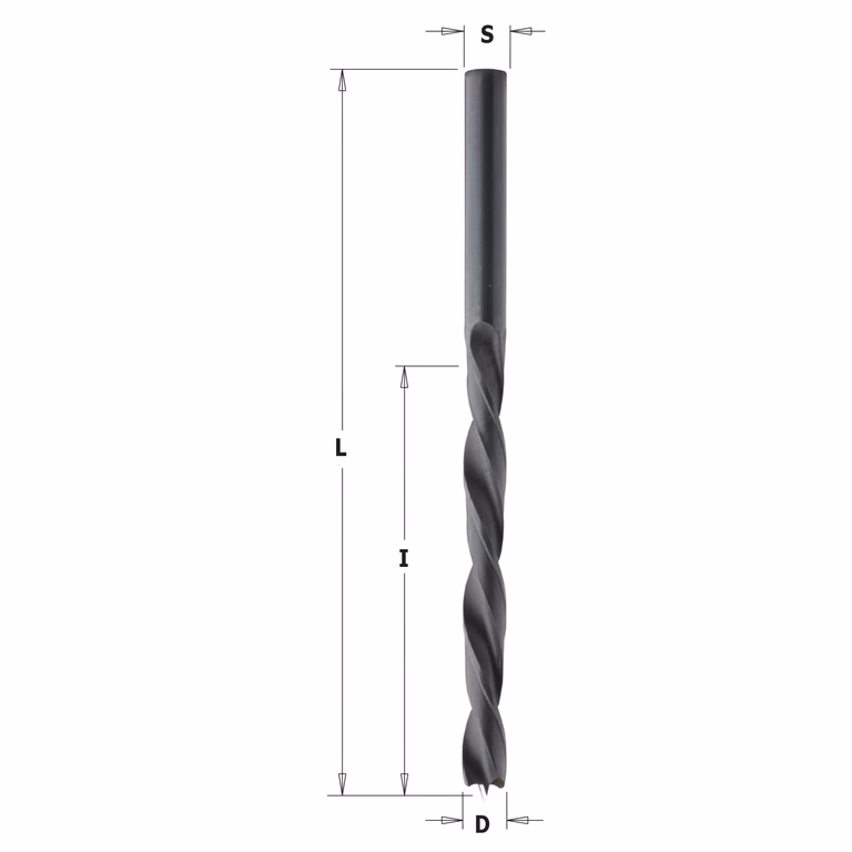Spiraalboor HSS D=2mm S=2mm L=49mm I=24mm · 516.020.52