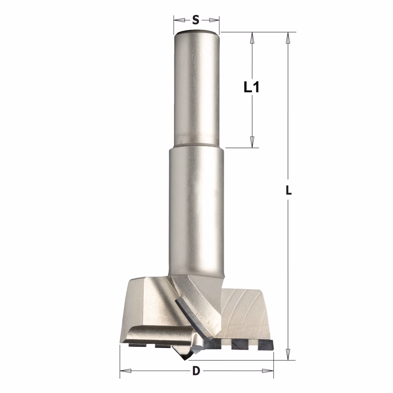 Cilinderkopboor PCD D=20, rechts L=70mm L1=25mm