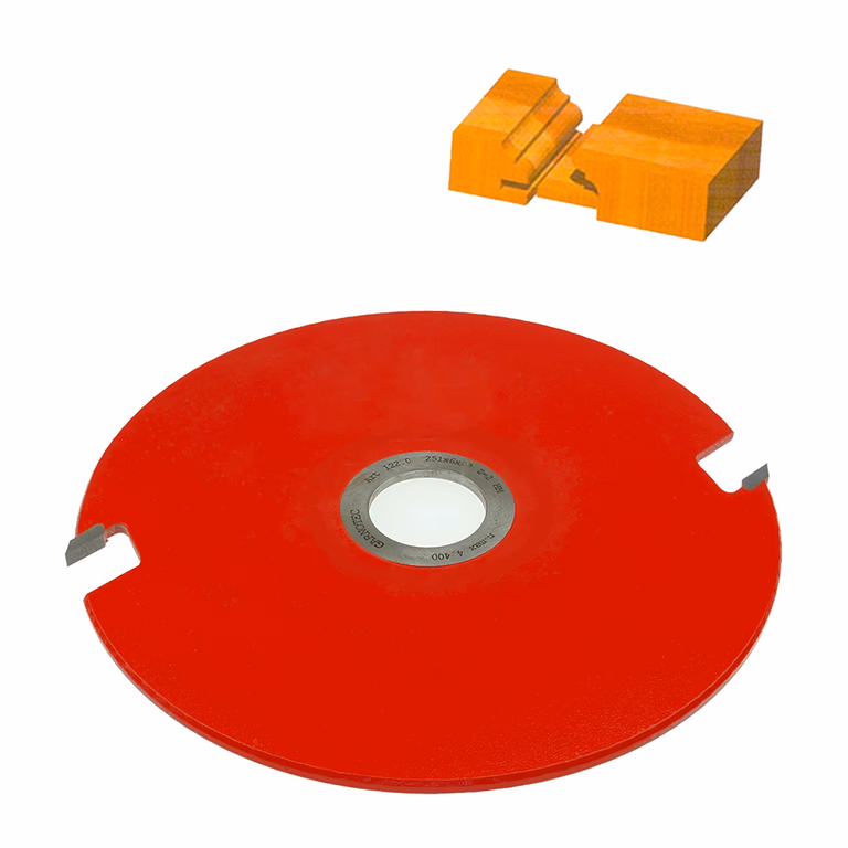 Conterprofielfreesset TE122 D=251mm B=30mm Hd=100,5mm